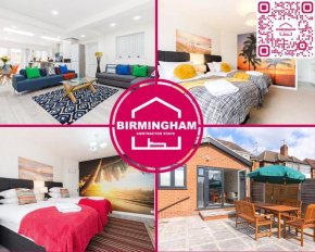 Stunning Solihull Long Stays - 4 Bedrooms with 7 Separate Beds, 2 Baths, Garden & Driveway by Birmingham Contractor Stays